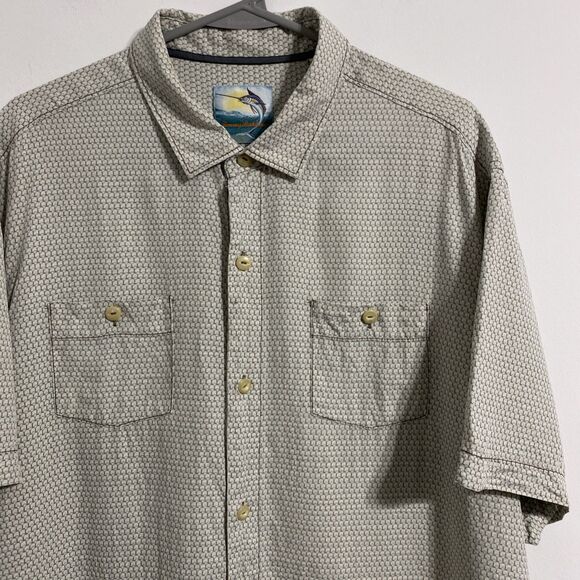 Tommy Bahama Shirt Men's XL 100% Silk Island Modern Fit Button Front Down Vented - Picture 4 of 14